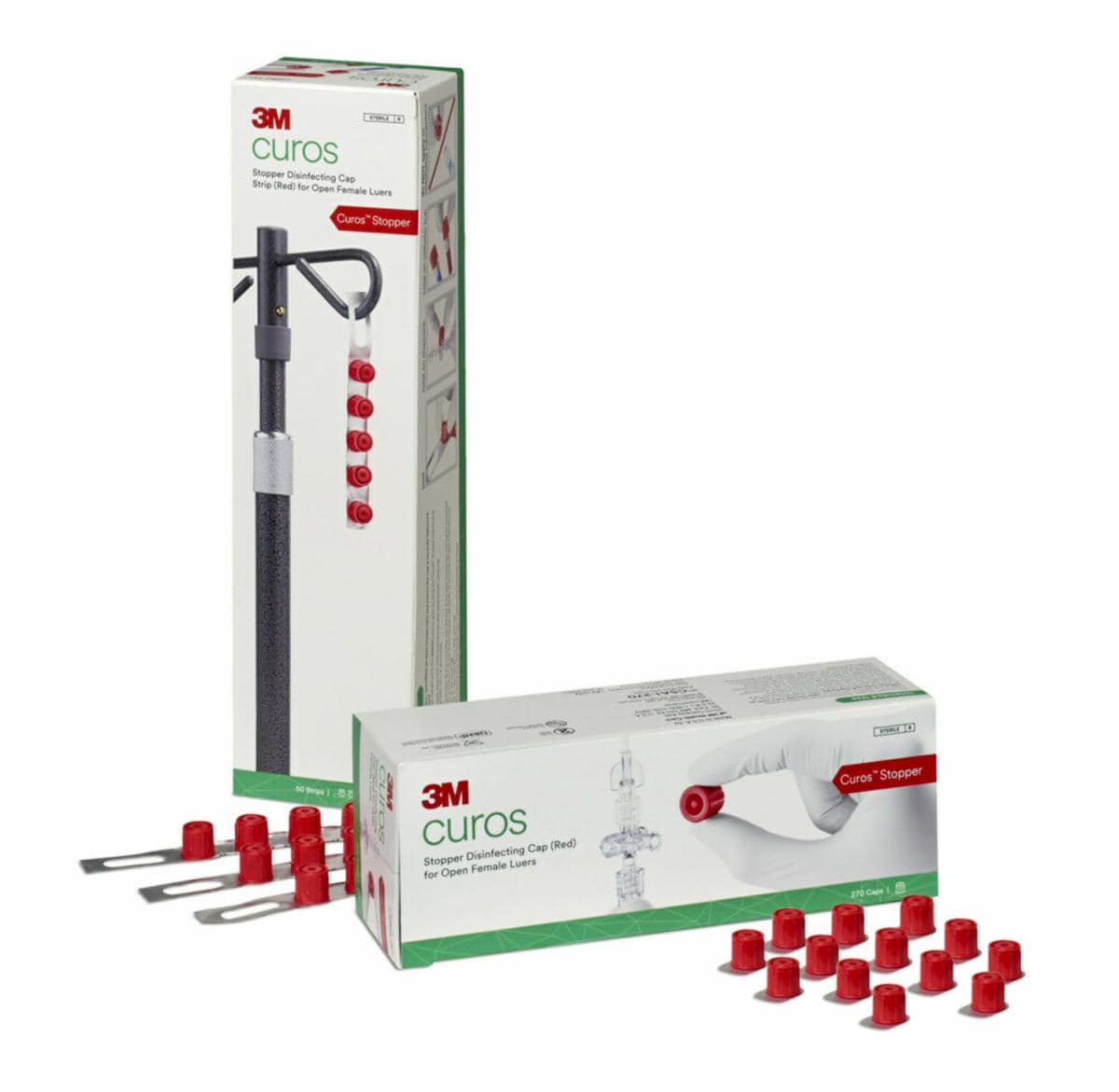 3M™ Curos™ Stopper Dezinfekční uzávěr pro otevřené konektory typu Luer (female)