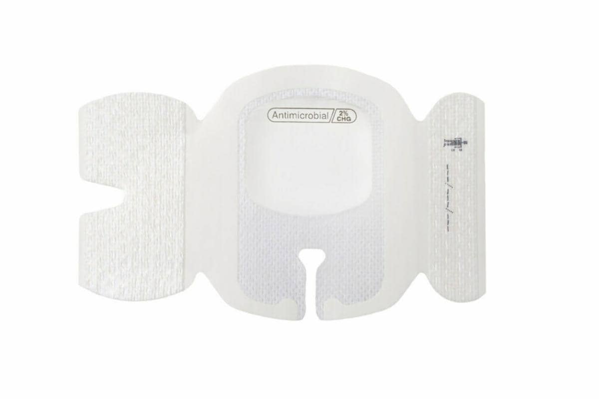 3M™ Tegaderm™ Antimikrobiální I.V. Advanced fixační krytí 9132, 7 cm x 8,5 cm, 25 ks/krabice, 4 krabice/karton