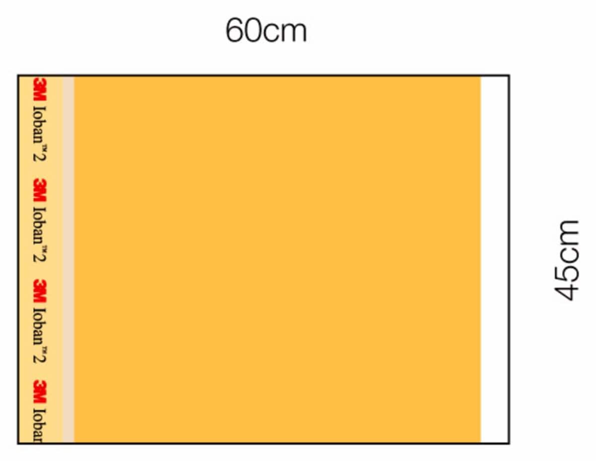 3M™ Ioban™ 2 Antimikrobiální incizní operační rouška, 6650EZE, rozměr: 90x45cm, incizní plocha: 60x45 cm